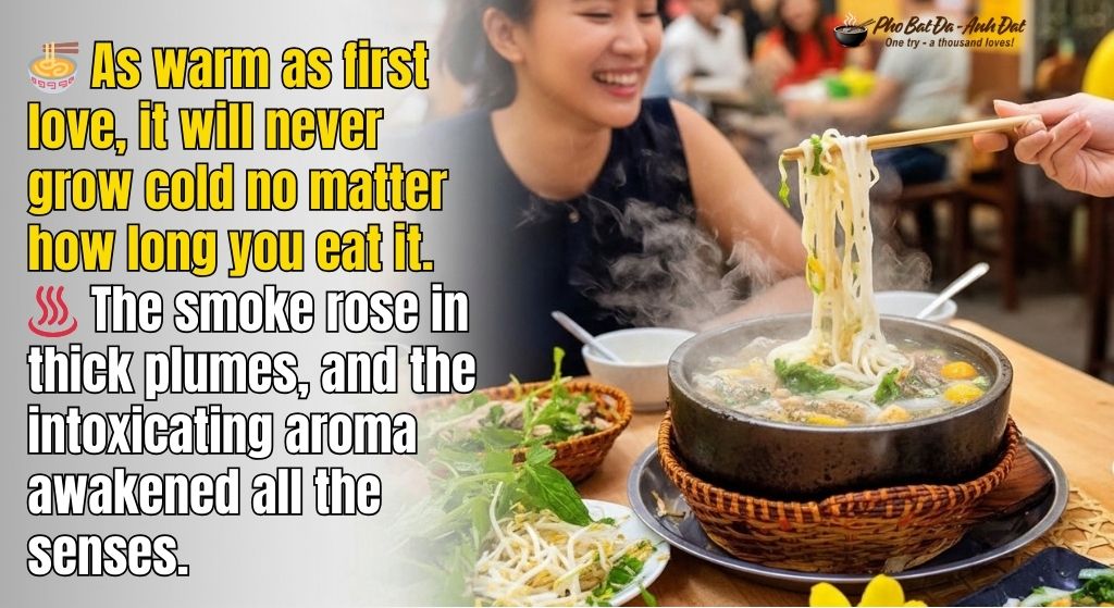 18. The stone bowl keeps the dish piping hot and preserves the emotions around the table every lift of the chopsticks brings another moment to fall in love
