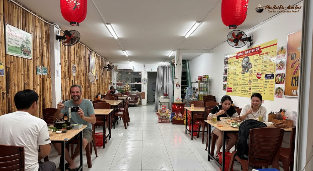 6. A familiar view from inside the restaurant where every bowl of pho tells a story for your taste buds