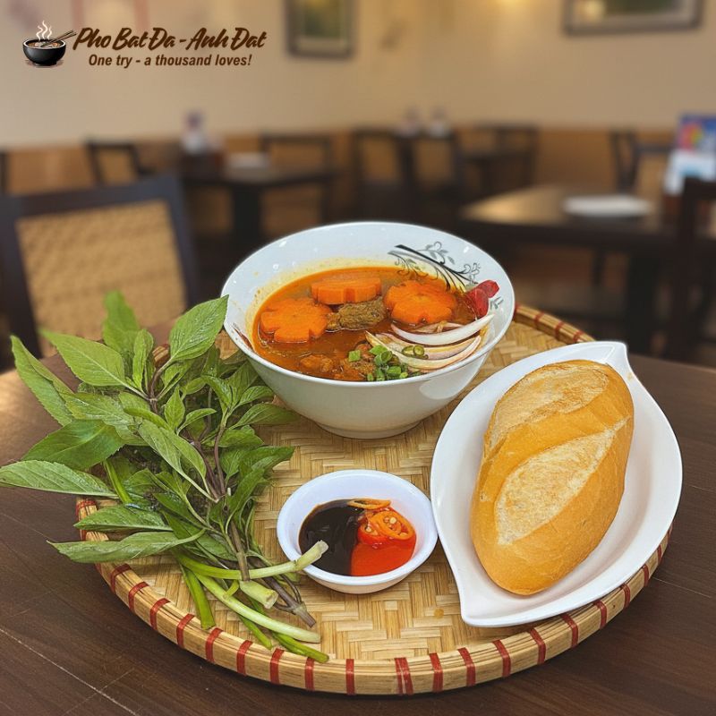 Beef stew and bread