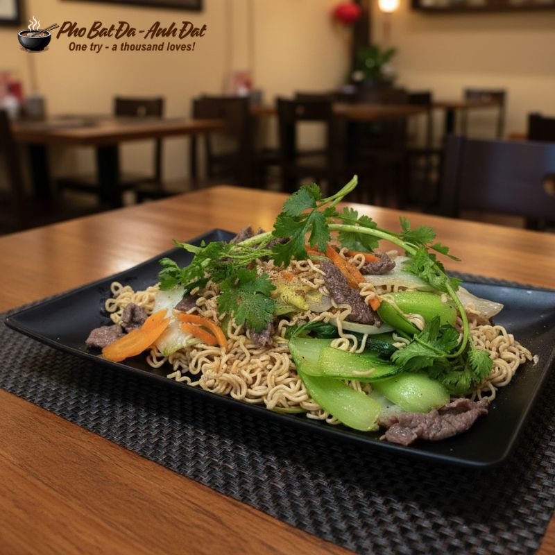 Seafood Noodle Stir Fry