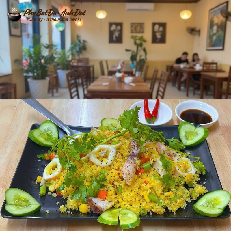 Seafood fried rice